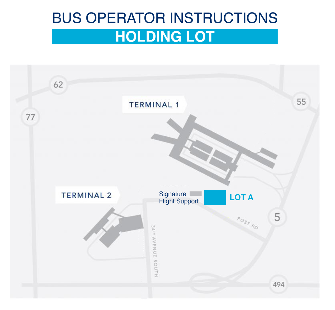 Instructions for Bus Operators & Dispatchers | MSP Airport